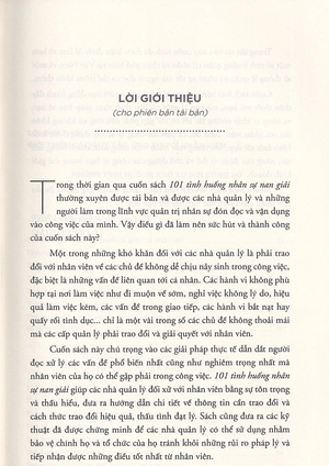 101 tình huống nhân sự nan giải (tái bản 2023) - Ảnh 3