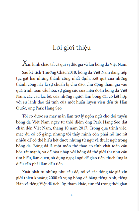 2000 từ vựng chuyên ngành bóng đá anh - việt - hàn - Ảnh 3