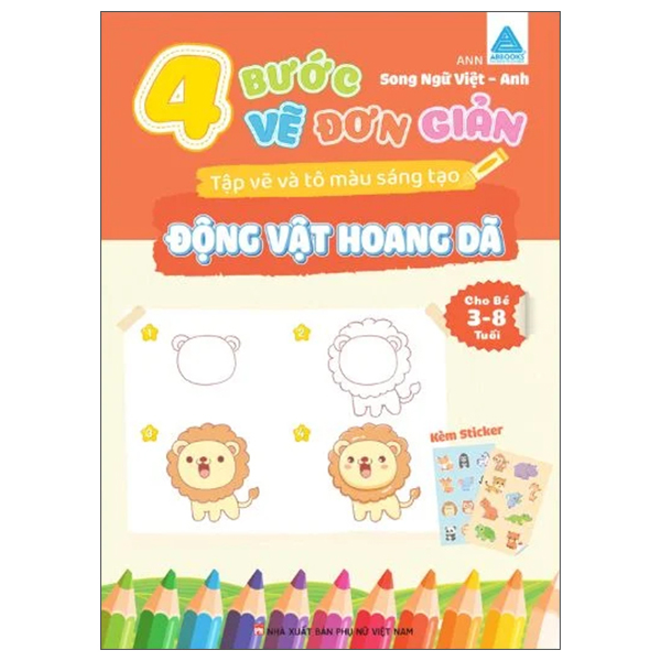 4 Bước Vẽ Đơn Giản - Tập Vẽ Và Tô Màu Sáng Tạo - Động Vật Nuôi - Ảnh 11
