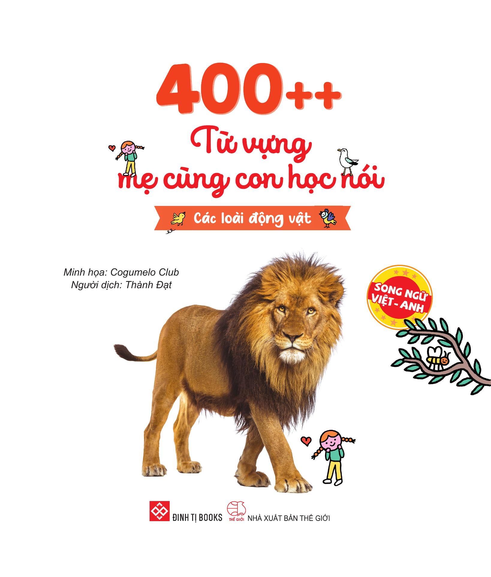400++ Từ Vựng Mẹ Cùng Con Học Nói - Các Loài Động Vật - Ảnh 3