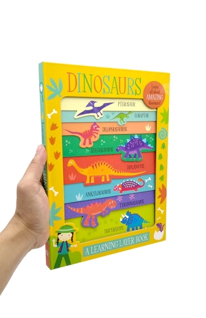 a learning layer book: dinosaur - Ảnh 7