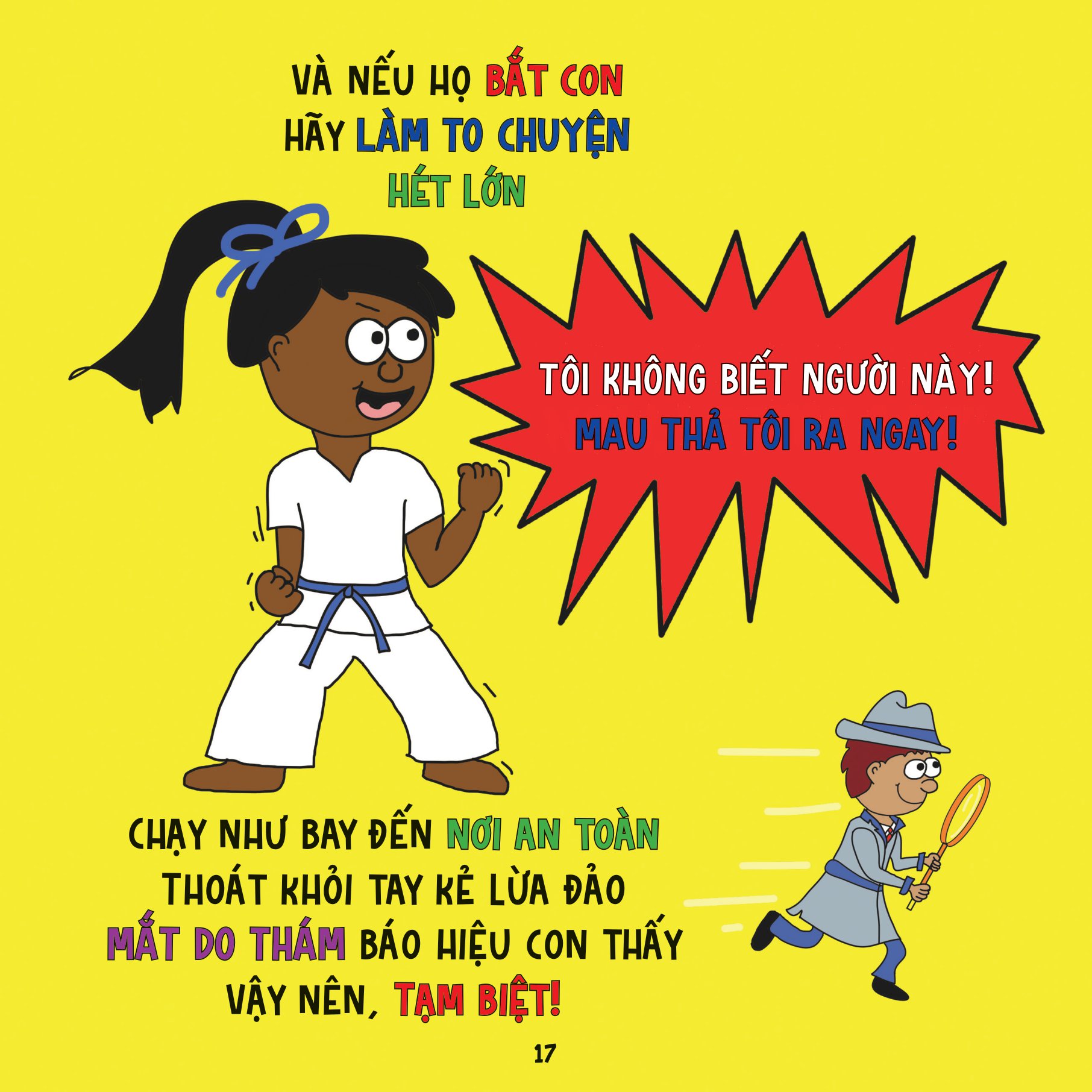 an toàn cho con - luật mắt do thám - giúp con ý thức về người lạ nguy hiểm - Ảnh 4