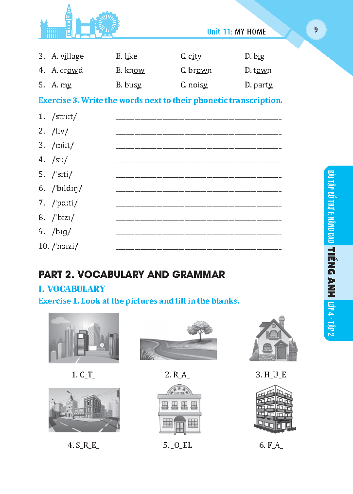 Bài Tập Bổ Trợ Và Nâng Cao Tiếng Anh Lớp 4 - Tập 2 (Có Đáp Án) (Global Success) - Ảnh 6