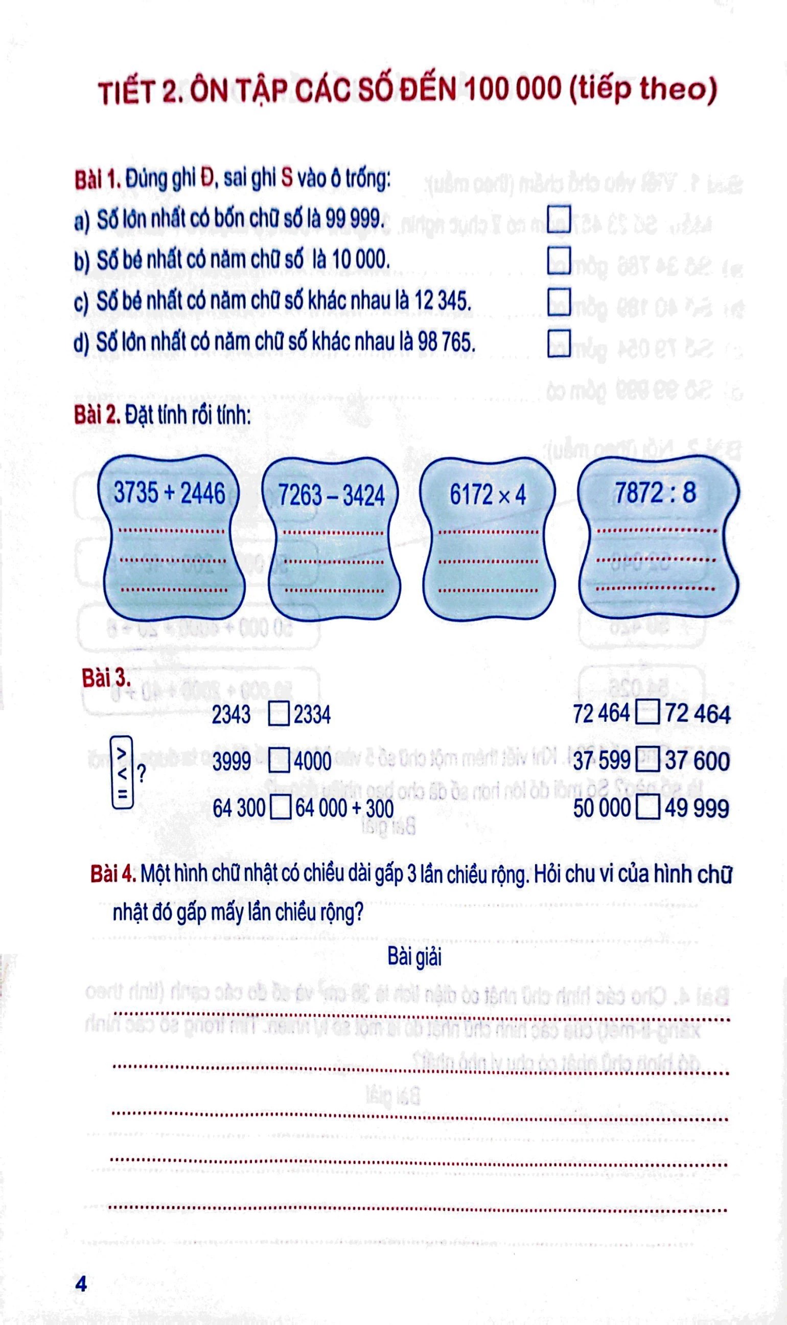 Bài Tập Toán Nâng Cao Lớp 4 - Mở Rộng Kiến Thức Sách Giáo Khoa (Tái Bản 2026) - Ảnh 3