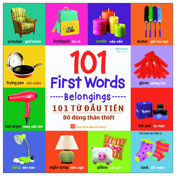 Bộ 101 First Words - Alphabet - 101 Từ Đầu Tiên - Bảng Chữ Cái - Bìa Cứng (Tái Bản 2026) - Ảnh 10