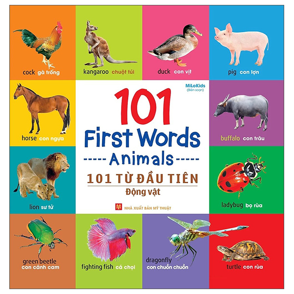 Bộ 101 First Words - Alphabet - 101 Từ Đầu Tiên - Bảng Chữ Cái - Bìa Cứng (Tái Bản 2026) - Ảnh 11