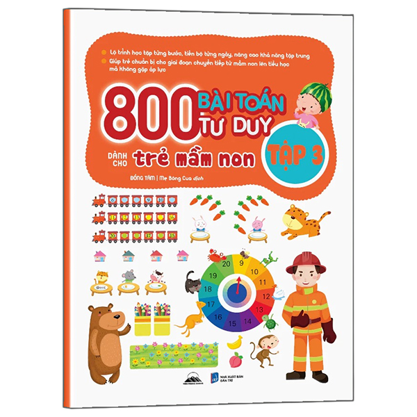 Bộ
						
										
										800 Bài Toán Tư Duy Dành Cho Trẻ Mầm Non - Tập 4 - Ảnh 4