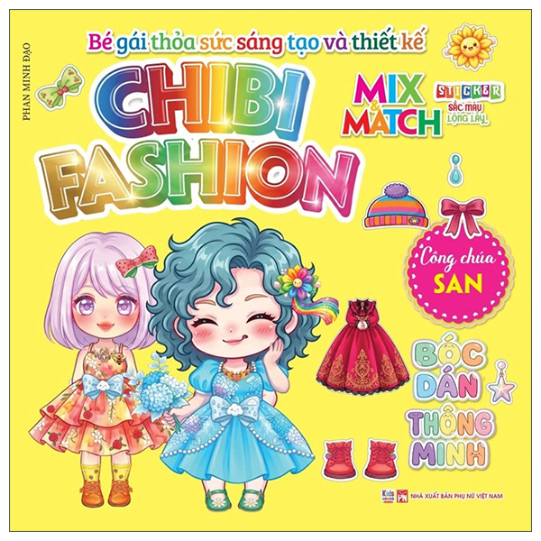 Bộ Bé Gái Thỏa Sức Sáng Tạo Và Thiết Kế - Chibi Fashion - Công Chúa Nana - Ảnh 2