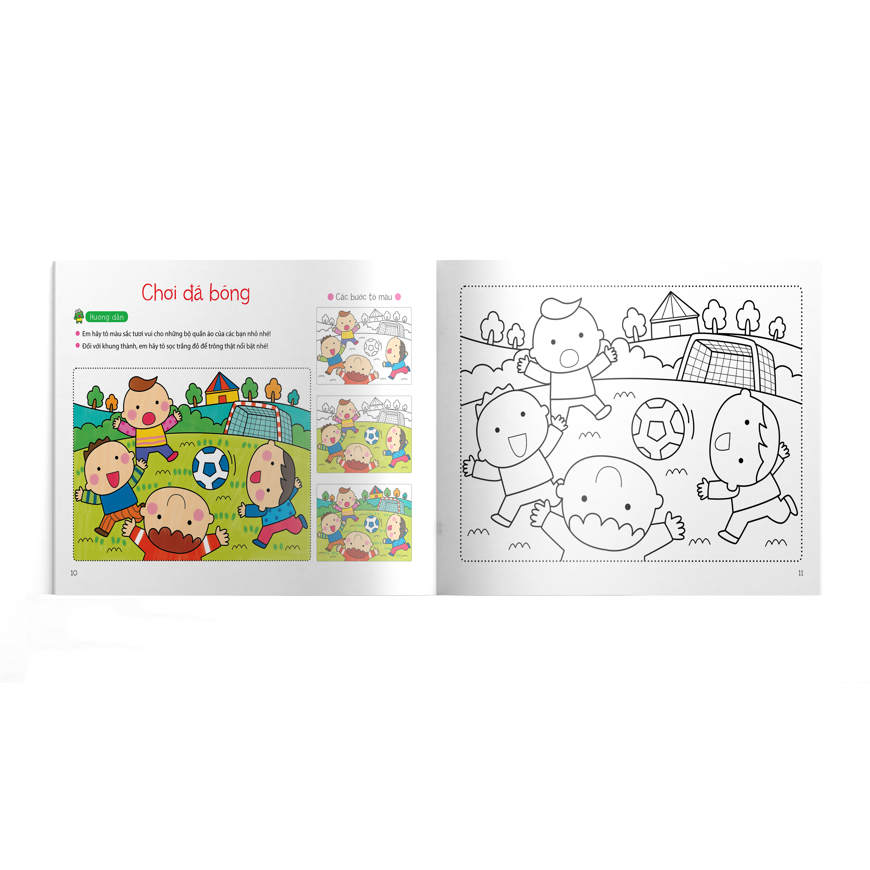 bộ bé tập tô màu - tập 6 (dành cho trẻ từ 3-6 tuổi) - Ảnh 4