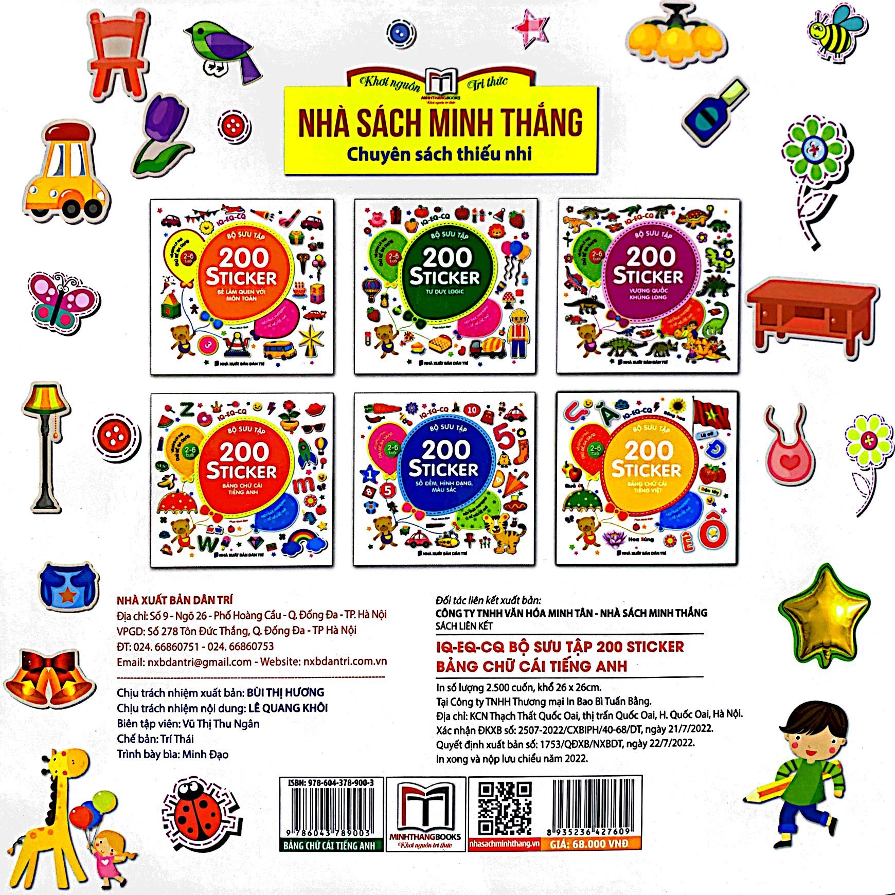 Bộ Bộ Sưu Tập 200 Sticker - Bảng Chữ Cái Tiếng Anh (Tái Bản 2022) - Ảnh 7