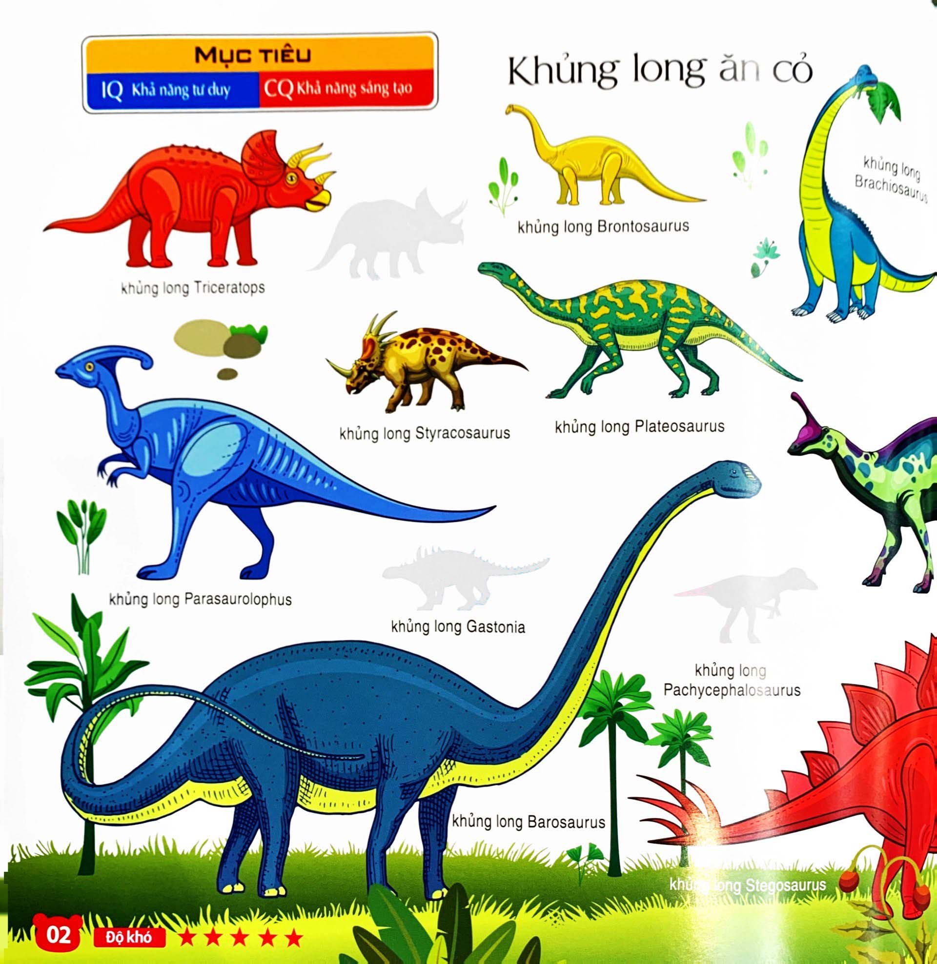 Bộ Bộ Sưu Tập 200 Sticker - Vương Quốc Khủng Long (Tái Bản 2022) - Ảnh 5