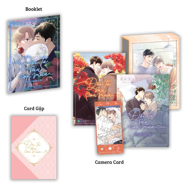 Bộ
Boxset Manga - Đôi Ta Sau Cơn Mưa - Phần 2 - Tháng Ngày Tiếp Nối: Chuyện Sau Này + Mãi Mãi (Hộp 2 Cuốn) - Bản Đặc Biệt - Tặng Kèm Card Gập + Camera Card + Ngoại Truyện 32 Trang Đặc Biệt