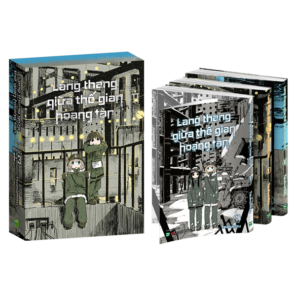 Bộ Boxset Manga - Lang Thang Giữa Thế Gian Hoang Tàn: Tập 1 - 3 (Hộp 3 Tập)