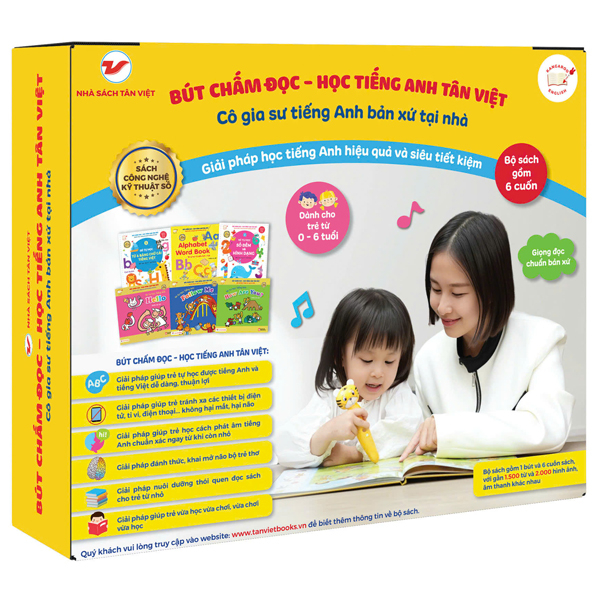 Bộ Bút Chấm Đọc-Học Tiếng Anh Tân Việt - Cô Gia Sư Tiếng Anh Bản Xứ Tại Nhà - Phiên Bản 6 Sách (Dành Cho Trẻ Từ 0 Đến 6 Tuổi) - Tặng Kèm Sách Playtime In English - Level 3 - Happy Snowman - Người Tuyết Hạnh Phúc - Ảnh 13