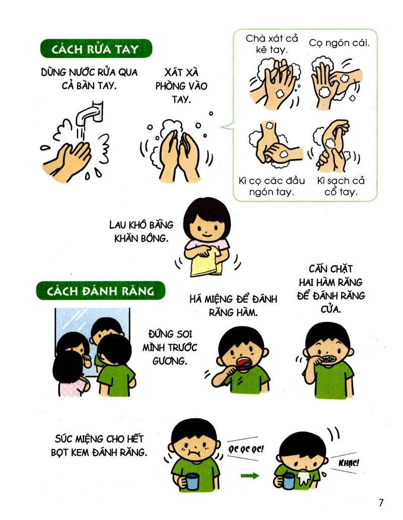 Bộ Cẩm Nang Sinh Hoạt Bằng Tranh Cho Bé - Tập 1 - Kĩ Năng Sinh Hoạt Thường Ngày (Tái Bản 2026) - Ảnh 7