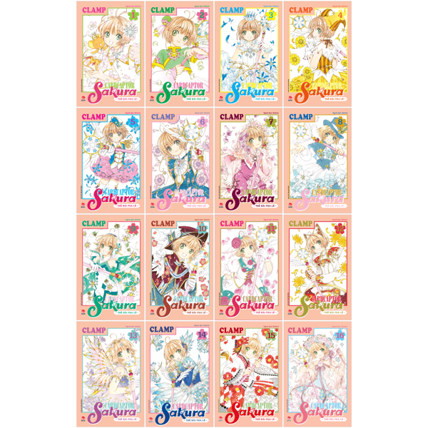 Bộ
Combo Manga - Cardcaptor Sakura - Thẻ Bài Pha Lê: Tập 1 - 16 (Bộ 16 Tập)