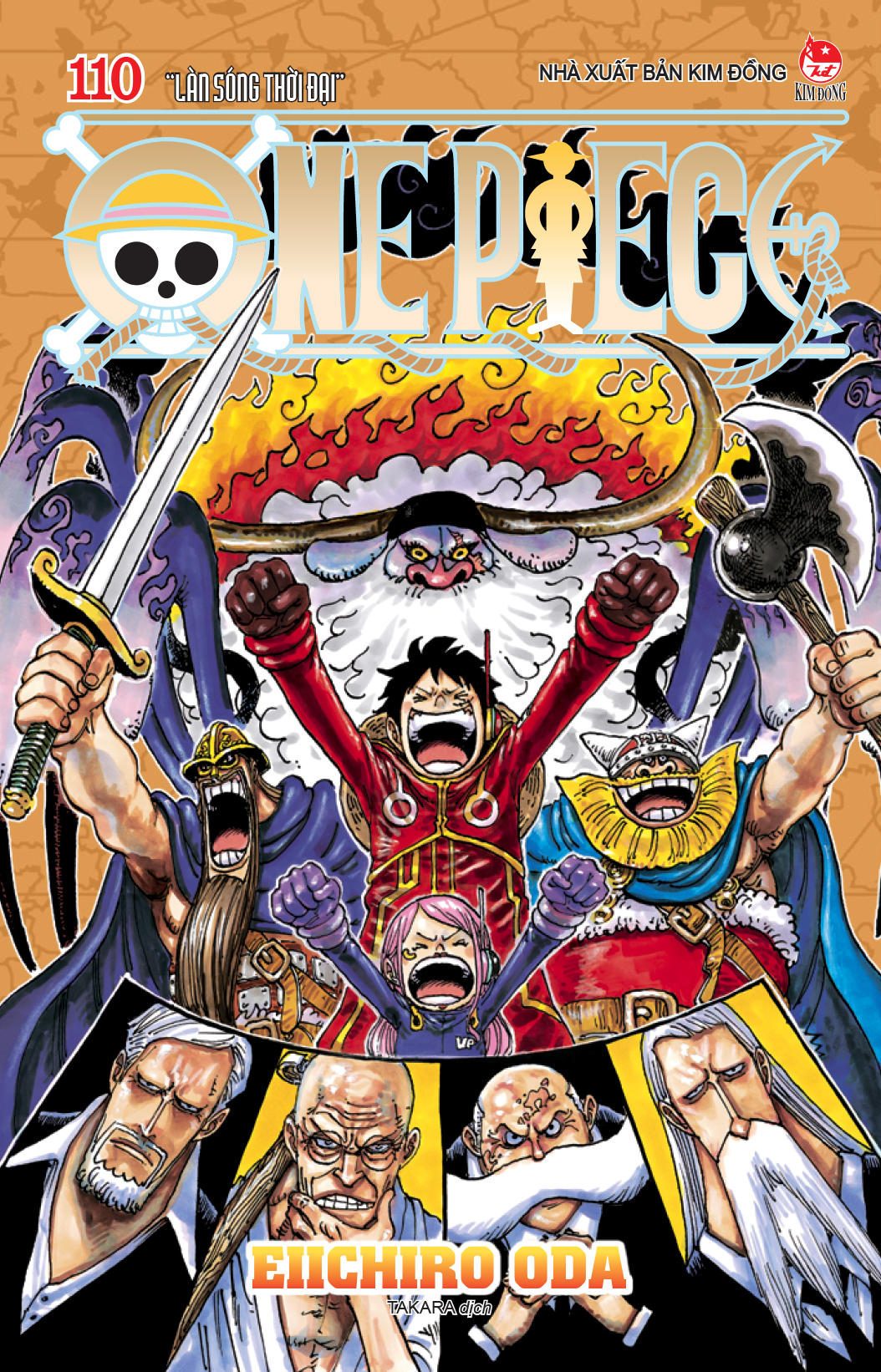 Bộ Combo Manga - One Piece - Tập 110 - “Làn Sóng Thời Đại” - Bản Bìa Gập + Bản Đặc Biệt (Bộ 2 Cuốn) - Tặng Kèm Special Cover + Tranh Canvas + Bổ Sung Trang Màu Từ Tạp Chí + Box Set + Poster - Ảnh 3
