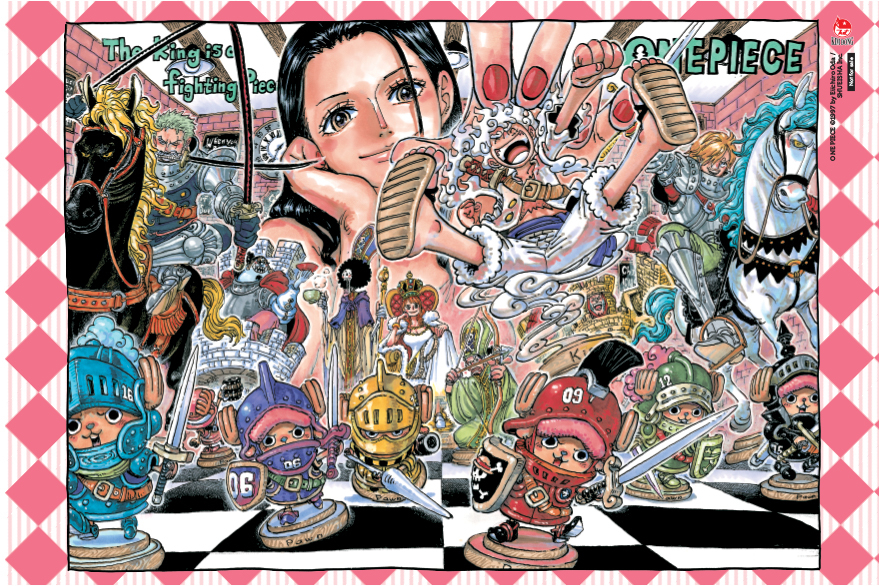 Bộ Combo Manga - One Piece - Tập 110 - “Làn Sóng Thời Đại” - Bản Bìa Gập + Bản Đặc Biệt (Bộ 2 Cuốn) - Tặng Kèm Special Cover + Tranh Canvas + Bổ Sung Trang Màu Từ Tạp Chí + Box Set + Poster - Ảnh 7