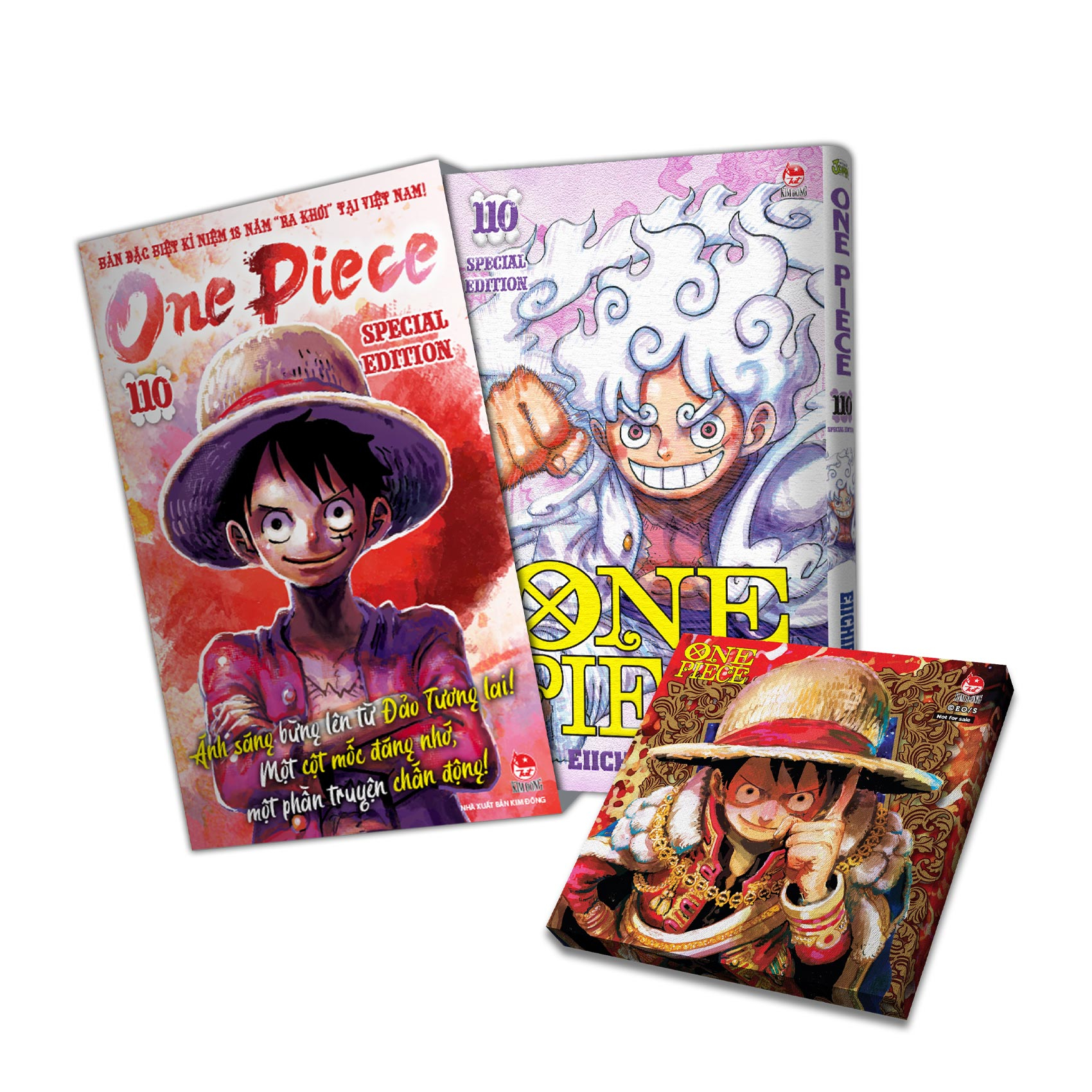 Bộ Combo Manga - One Piece - Tập 110 - “Làn Sóng Thời Đại” - Bản Bìa Gập + Bản Đặc Biệt (Bộ 2 Cuốn) - Tặng Kèm Special Cover + Tranh Canvas + Bổ Sung Trang Màu Từ Tạp Chí + Box Set + Poster - Ảnh 8