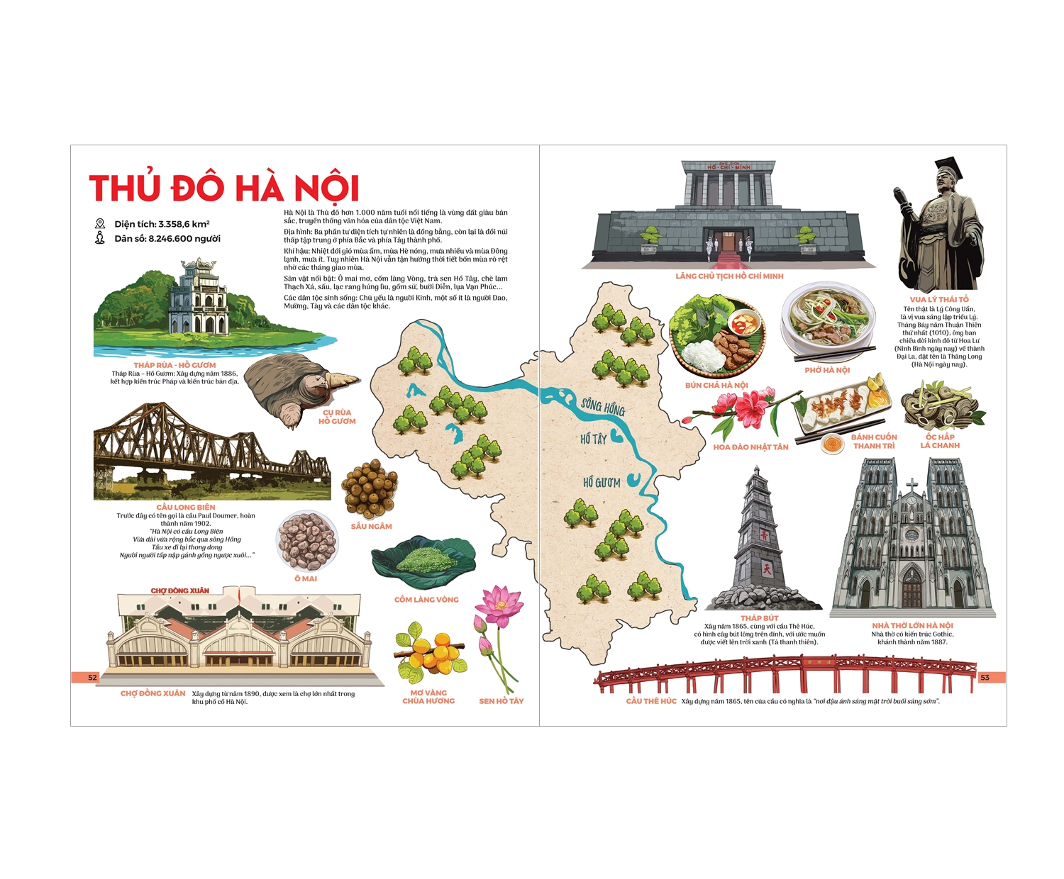 Bo
						
										
										Dat Nuoc Gam Hoa - Atlas Viet Nam - An Ban Luu Dau 63 Tinh Thanh - Bia Cung - Ảnh 15