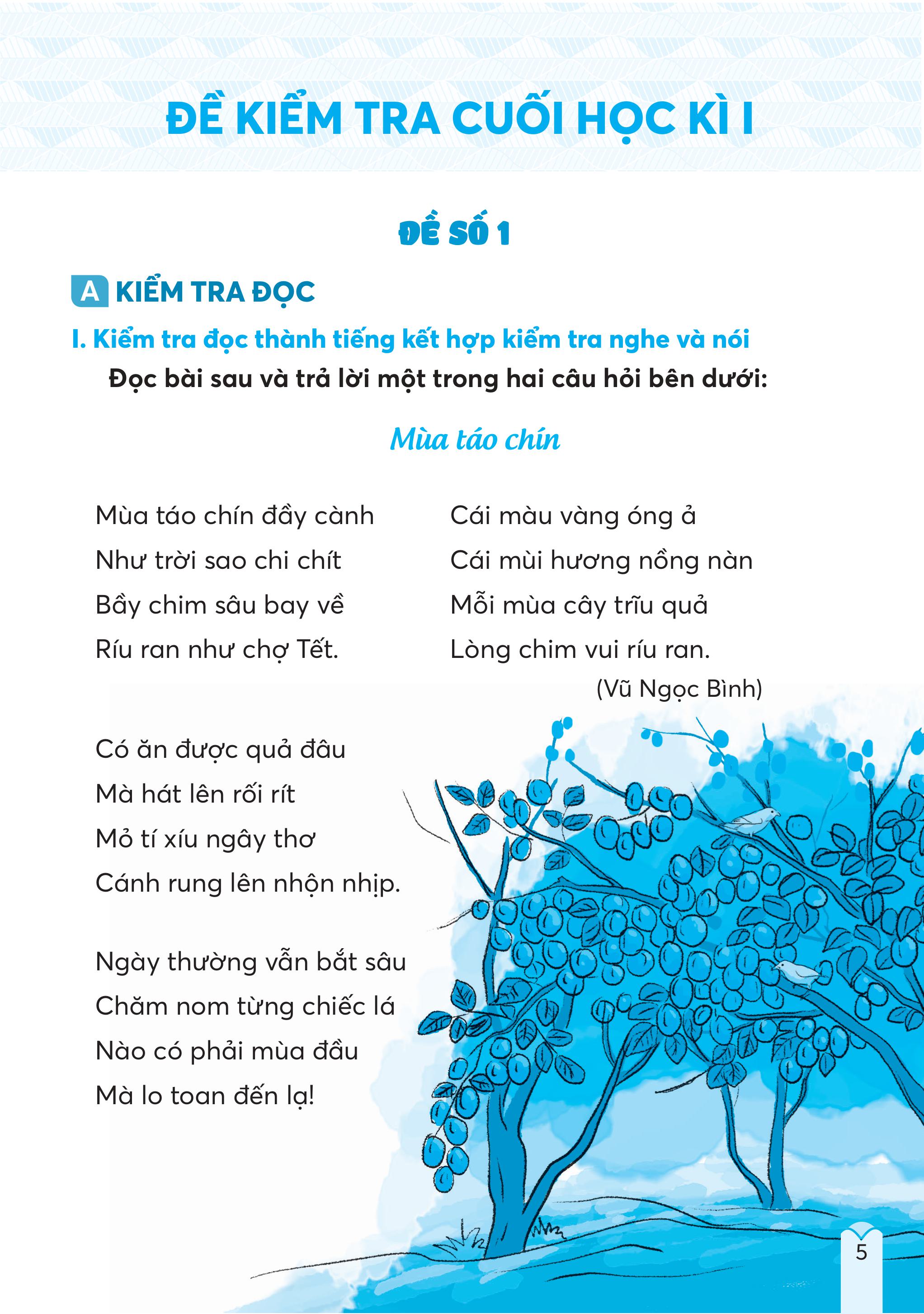 Bộ Đề Kiểm Tra, Đánh Giá Tiếng Việt 3 - Ảnh 5