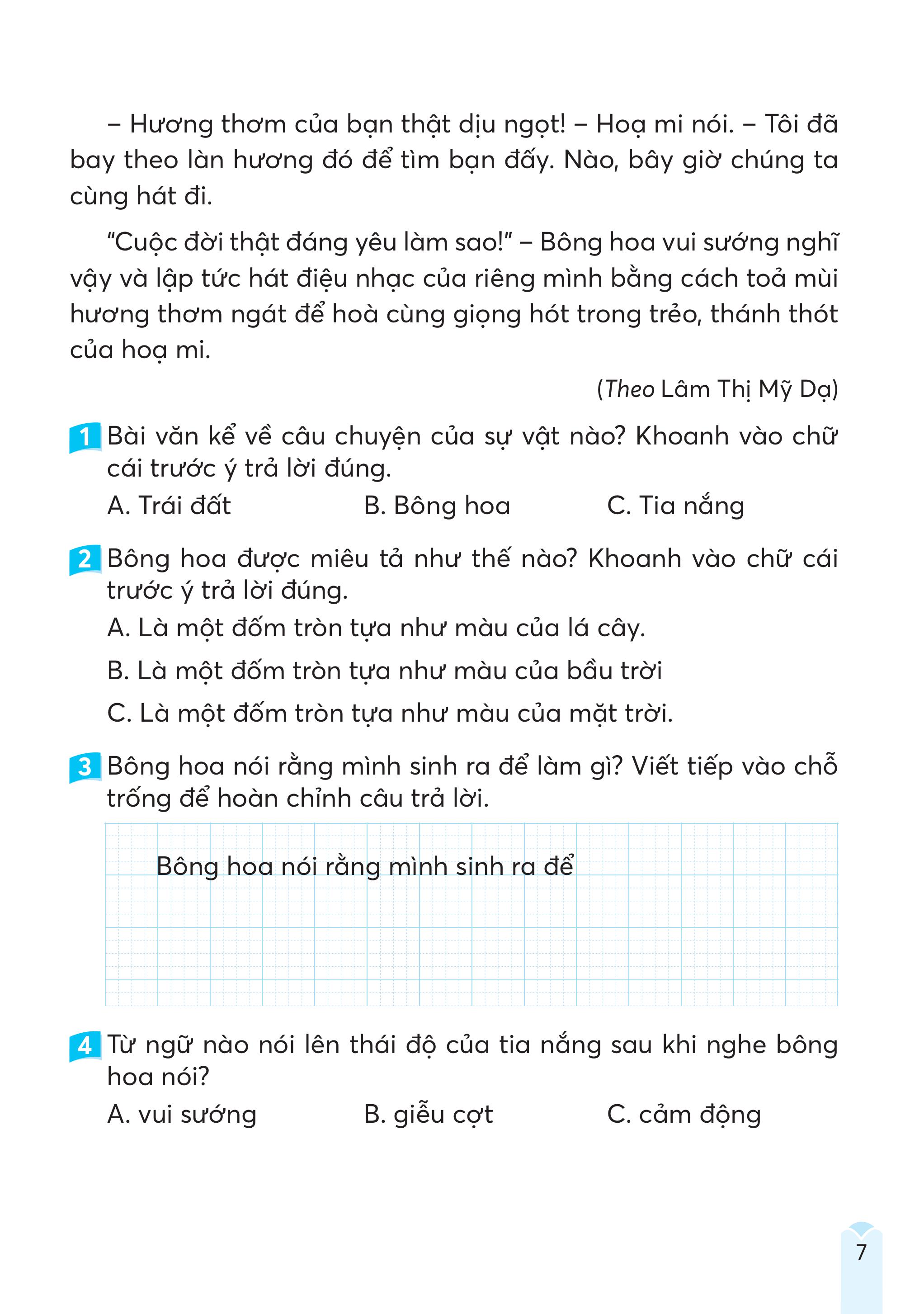 Bộ Đề Kiểm Tra, Đánh Giá Tiếng Việt 3 - Ảnh 7