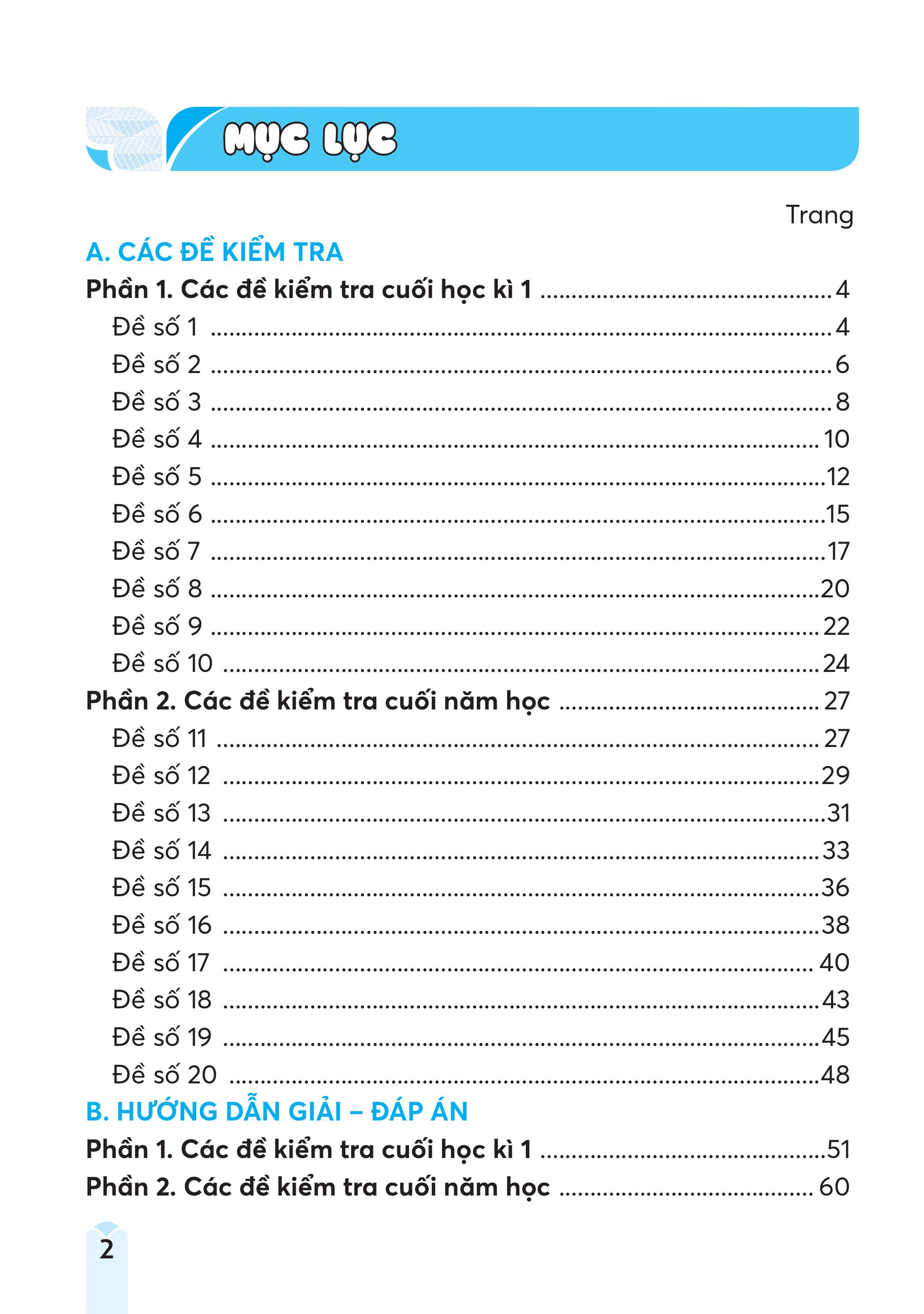 Bộ Đề Kiểm Tra, Đánh Giá Toán 3 - Ảnh 3
