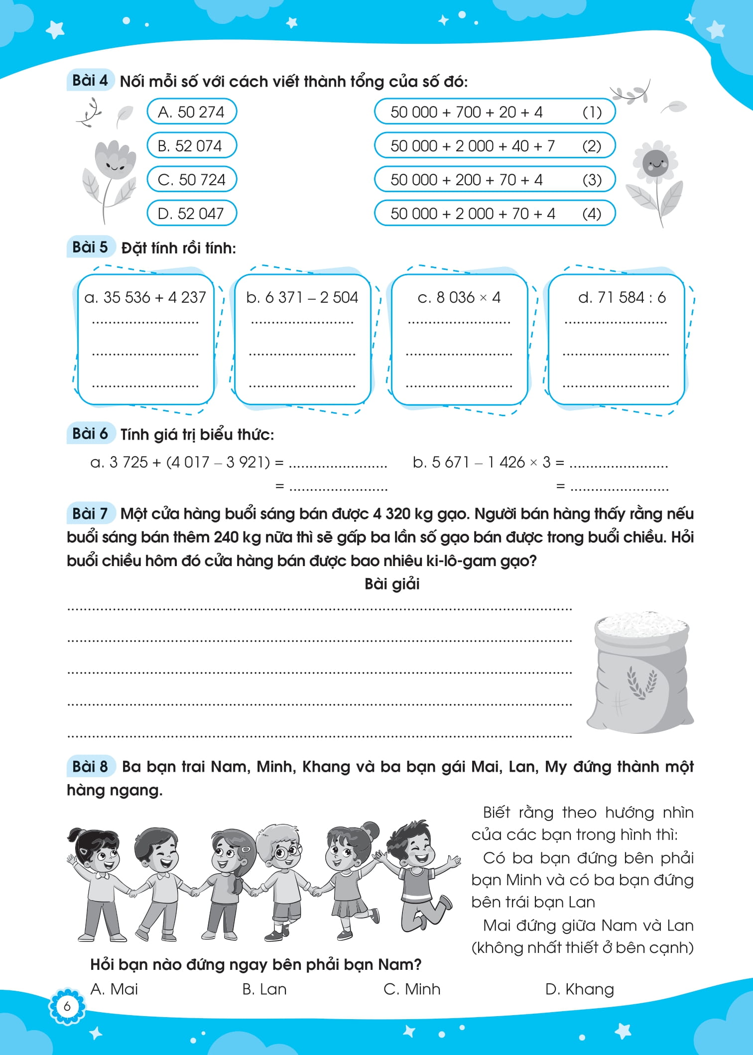 Bo
De On Luyen Va Tu Kiem Tra Toan 4 - Tap 1 - Ảnh 14