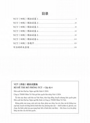 bộ đề thi mô phỏng yct - cấp độ 4 - Ảnh 3