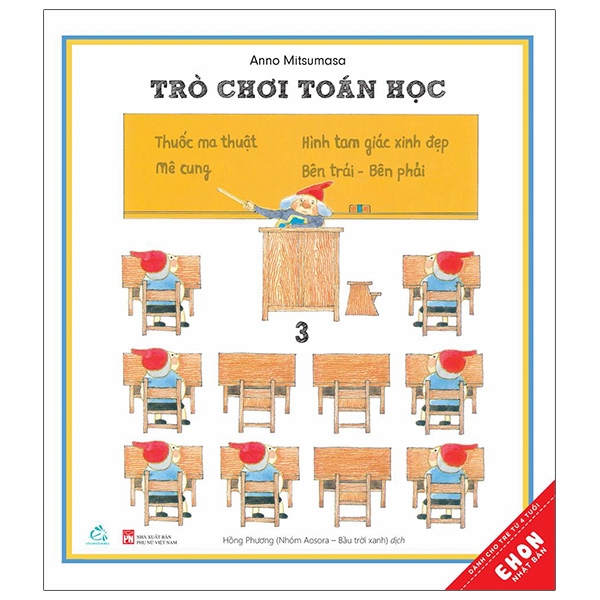 Bộ Ehon Nhật Bản - Trò Chơi Toán Học - Tập 3 (Từ 4 Tuổi)