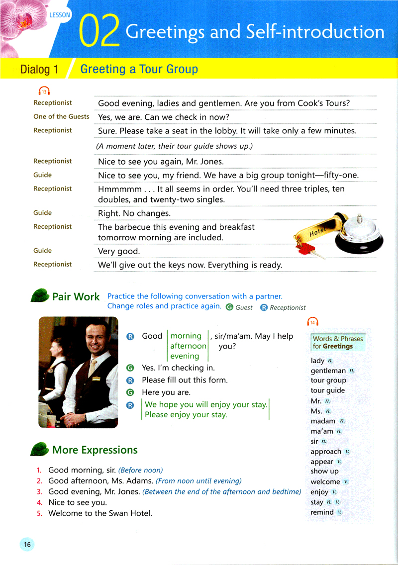 bộ english for tourism and restaurants - book 1 (kèm đĩa mp3) - Ảnh 13