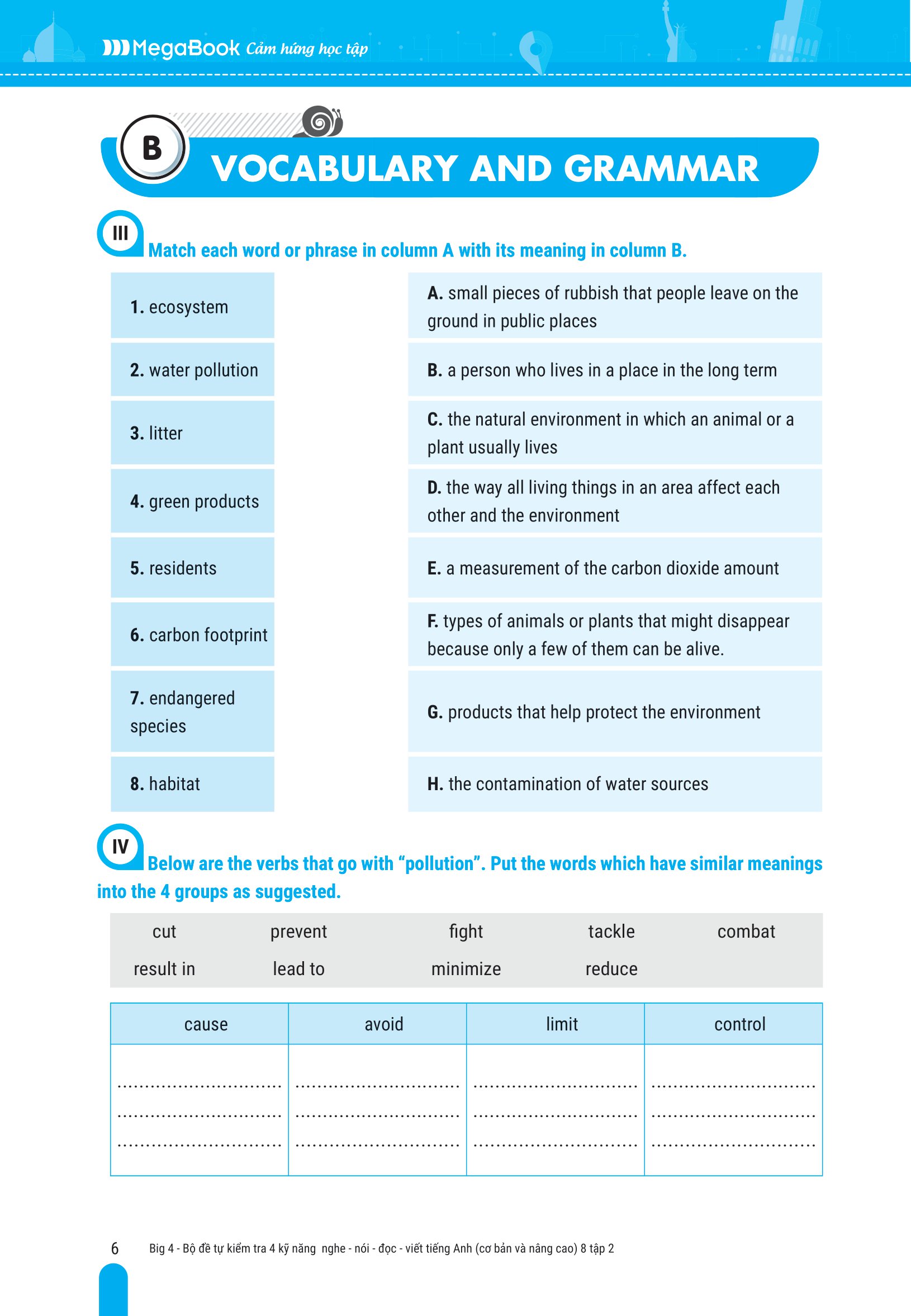 bộ global success - big 4 - bộ đề tự kiểm tra 4 kỹ năng nghe-nói-đọc-viết tiếng anh cơ bản và nâng cao 8 - tập 2 - Ảnh 7
