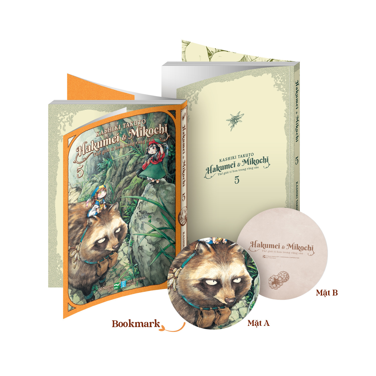 Bộ Hakumei Và Mikochi - Thế Giới Tí Hon Trong Rừng Sâu - Tập 5 - Bản Đặc Biệt - Tặng Kèm Bookmark 2 Mặt - Ảnh 2