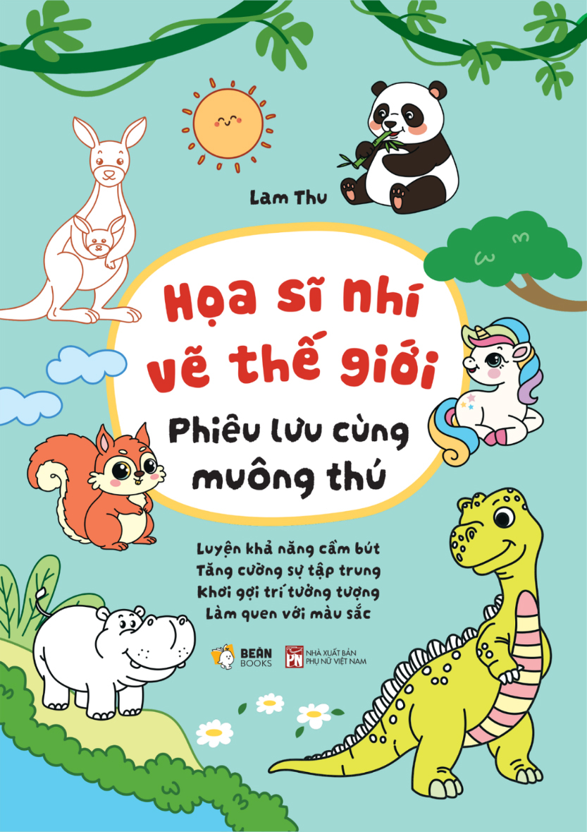 Bộ Họa Sĩ Nhí Vẽ Thế Giới - Phiêu Lưu Cùng Muông Thú - Ảnh 3