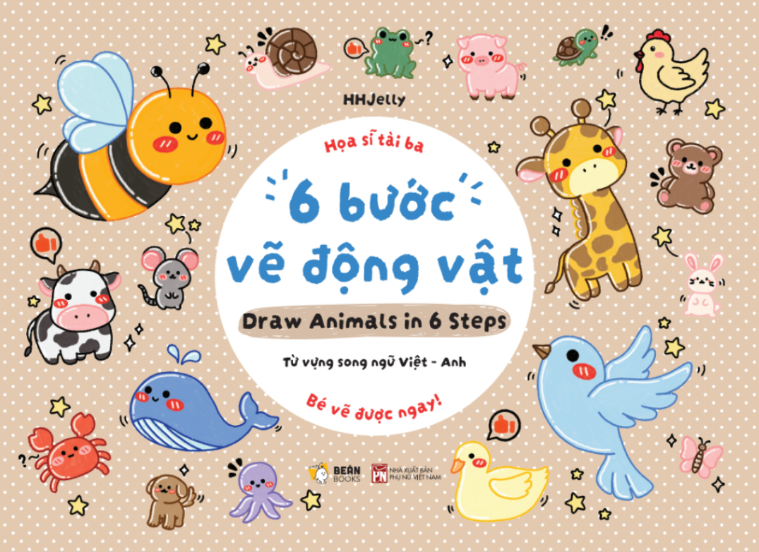 Bộ Họa Sĩ Tài Ba - 6 Bước Vẽ Động Vật - Ảnh 3