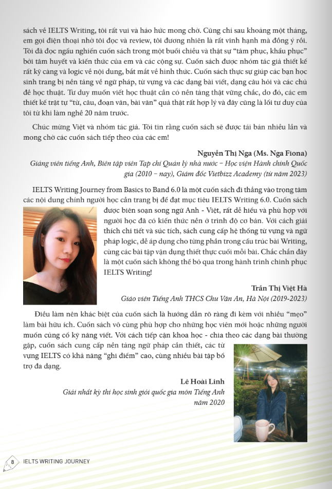 Bộ
Ielts Writing Journey - From Basics To Band 6.0 (Tái Bản 2024) - Ảnh 7