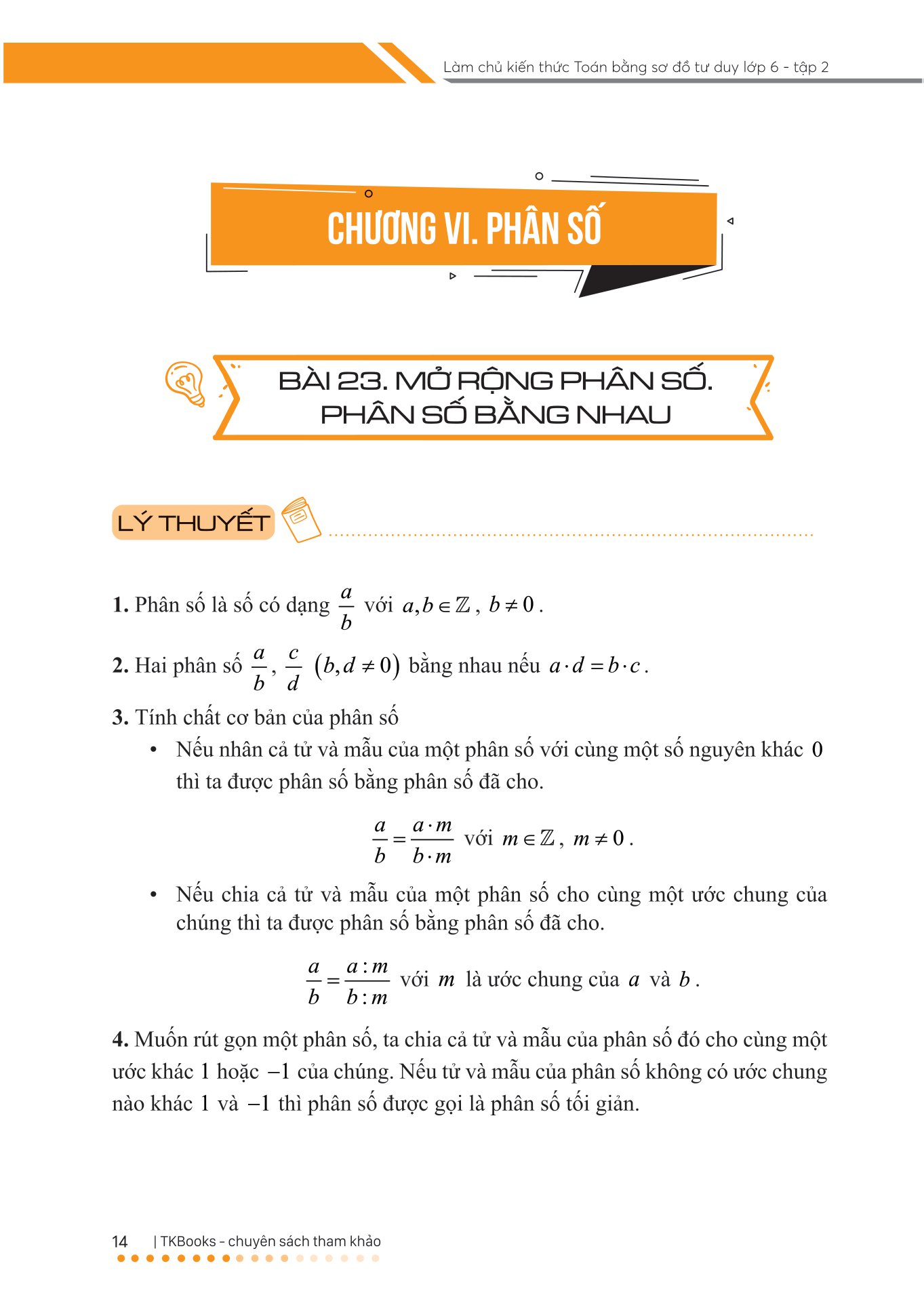 bộ làm chủ kiến thức toán bằng sơ đồ tư duy lớp 6 - tập 2 - Ảnh 14