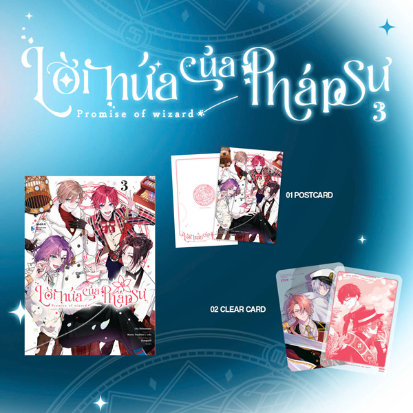 Bộ
						
										
										Lời Hứa Của Pháp Sư - Tập 3 - Tặng Kèm 1 Postcard + 2 Clear Card