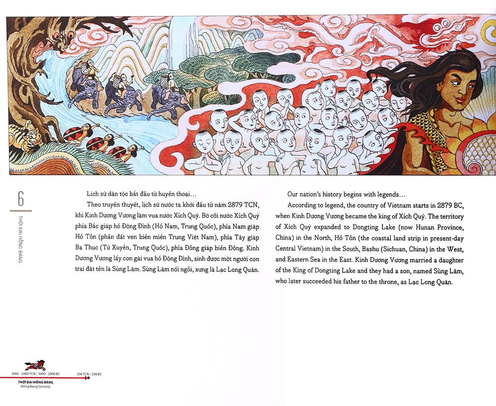 Bộ Lược Sử Nước Việt Bằng Tranh - Viet Nam - A Brief History In Pictures (Ấn Phẩm Kỉ Niệm 60 Năm Thành Lập NXB Kim Đồng) - Bìa Cứng - Ảnh 5