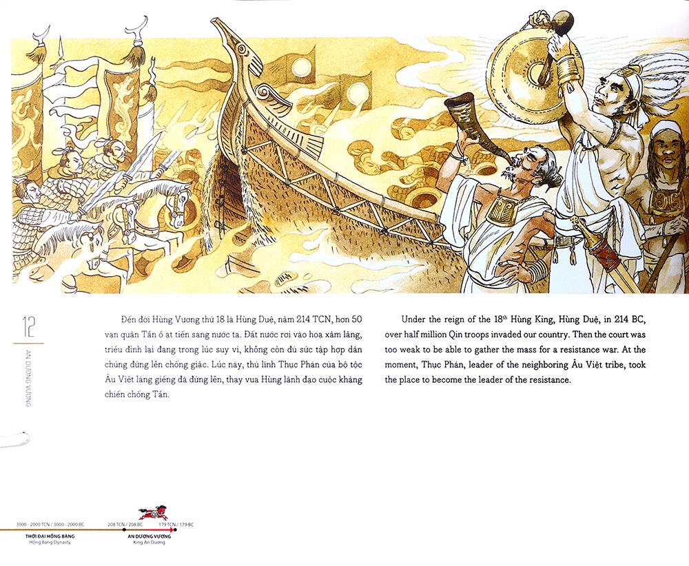 Bộ Lược Sử Nước Việt Bằng Tranh - Viet Nam - A Brief History In Pictures (Ấn Phẩm Kỉ Niệm 60 Năm Thành Lập NXB Kim Đồng) - Bìa Cứng - Ảnh 7