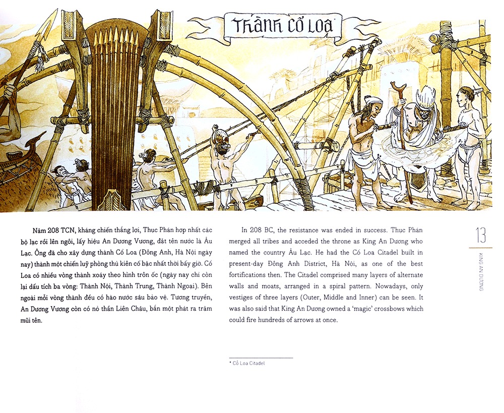 Bộ Lược Sử Nước Việt Bằng Tranh - Viet Nam - A Brief History In Pictures (Ấn Phẩm Kỉ Niệm 60 Năm Thành Lập NXB Kim Đồng) - Bìa Cứng - Ảnh 8