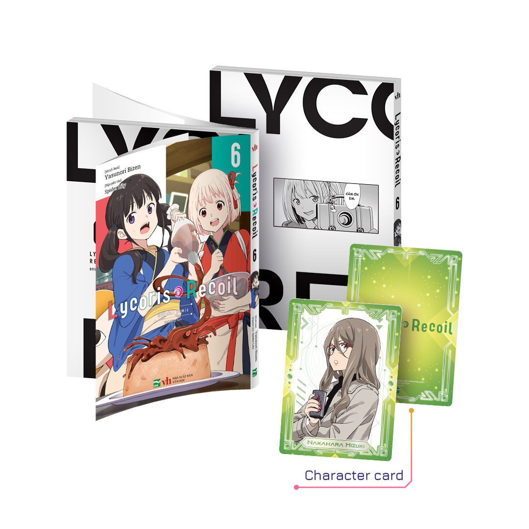 Bộ Lycoris Recoil - Tập 6 - Bản Sưu Tầm - Tặng Kèm Character Card + Collector's Album + Clear Card + Poster - Ảnh 4