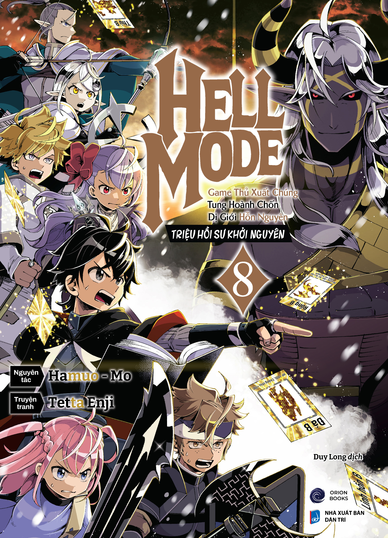 Bộ [Manga] Hell Mode - Game Thủ Xuất Chúng Tung Hoành Chốn Dị Giới Hỗn Nguyên - Triệu Hồi Sư Khởi Nguyên - Tập 8 - Tặng Kèm 2 Thẻ Nhân Vật - Ảnh 3