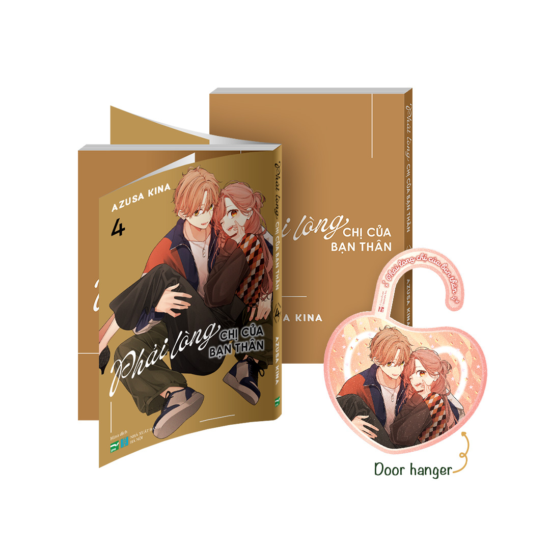 Bộ Manga - Phải Lòng Chị Của Bạn Thân - Tập 4 + Phát Phiền Với Bạn Thân Của Chị - Tập 4 (Bộ 2 Cuốn) - Bản Đặc Biệt - Tặng Kèm Door Hanger + Bookmark + Card Ngọc Trai - Ảnh 3