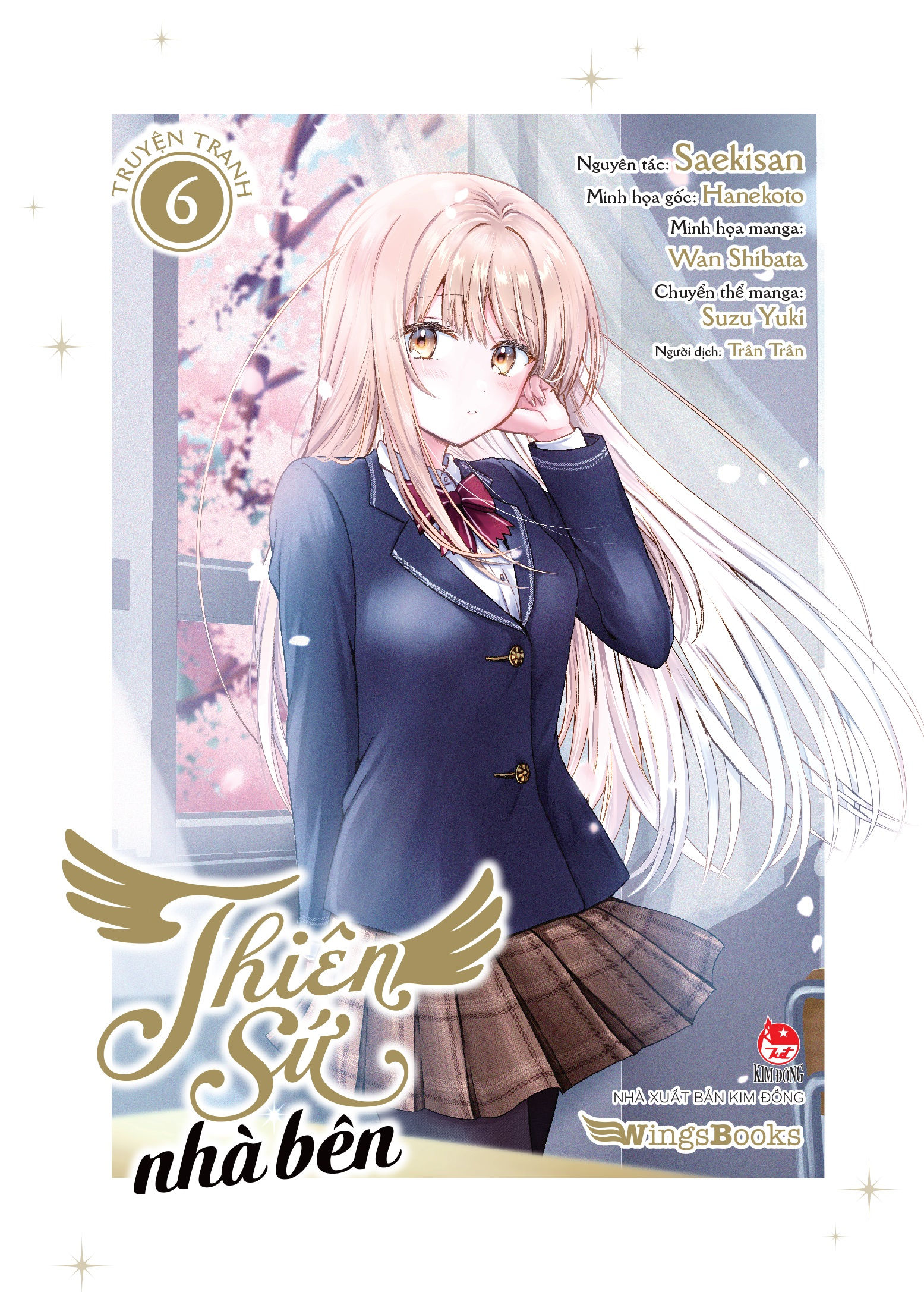 Bộ [Manga] Thiên Sứ Nhà Bên - Tập 6 - Tặng Kèm Bookmark Bế Hình + Postcard Nhũ 2 Mặt + 1 Poster - Ảnh 3