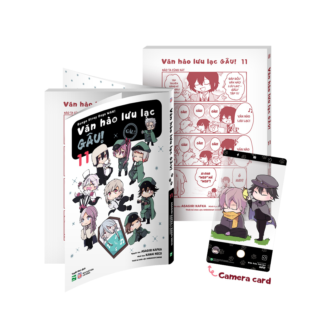 Bộ [Manga] Văn Hào Lưu Lạc - Gâu! - Tập 11 - Bản Đặc Biệt - Tặng Kèm Camera Card - Ảnh 2