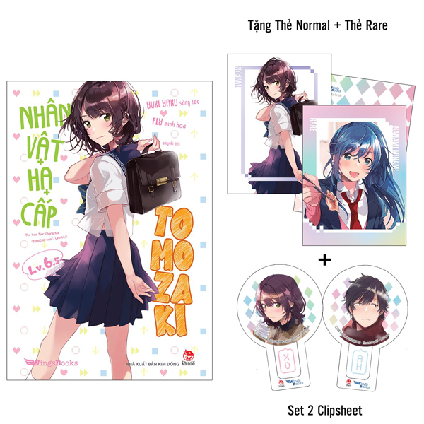 Bộ
Nhân Vật Hạ Cấp Tomozaki - Tập 6.5 - Bản Giới Hạn - Tặng Kèm Thẻ Normal + Thẻ Rare + Set 2 Clipsheet