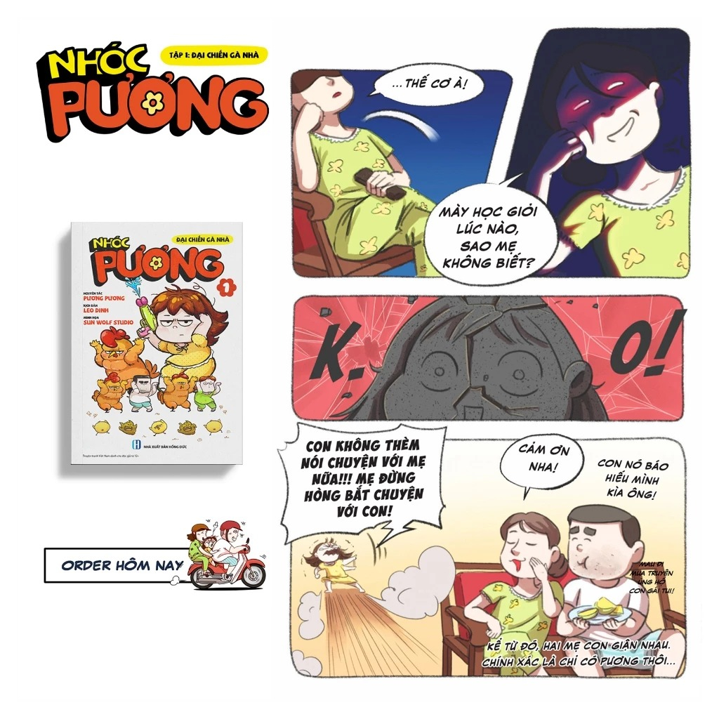 Bộ Nhóc Pương - Tập 1 - Đại Chiến Gà Nhà - Tặng Kèm Bookmark PVC Trong Suốt - Ảnh 5