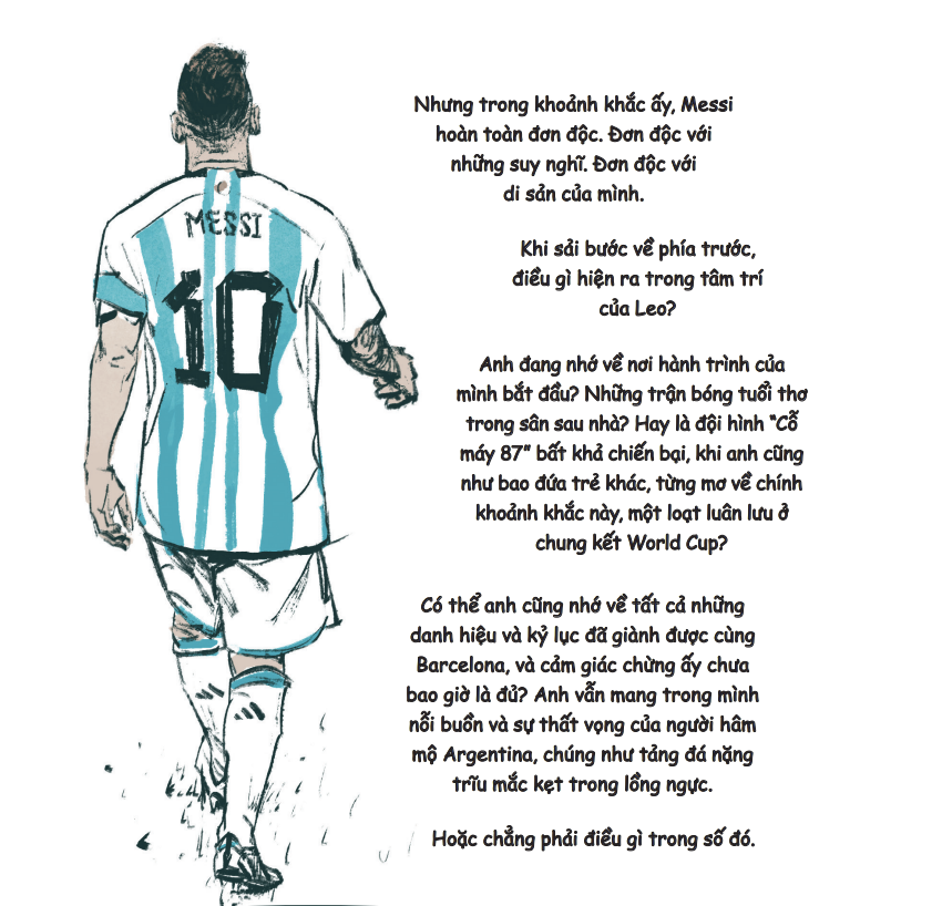 Bộ Những Trận Đấu Vĩ Đại Nhất - Lionel Messi - Đỉnh Cao World Cup - Bìa Cứng - Tặng Kèm Sticker - Ảnh 21