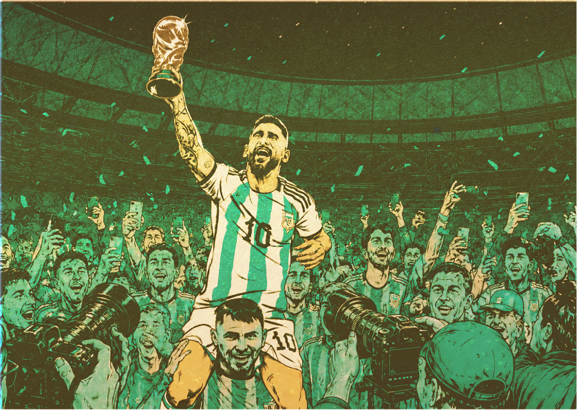 Bộ Những Trận Đấu Vĩ Đại Nhất - Lionel Messi - Đỉnh Cao World Cup - Bìa Cứng - Tặng Kèm Sticker - Ảnh 8